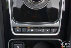 2017 Jaguar F Pace R Sport driving mode controls