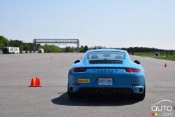 Vue arrière de l'expérience de conduite de la Porsche 911 2016