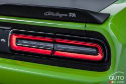 Feux arrière du Dodge Challenger T/A 2017