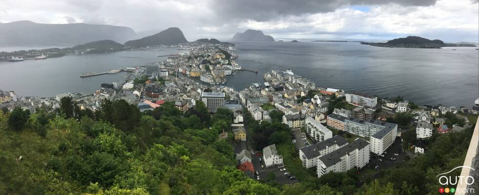 Paysage de la Norvège