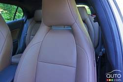 2016 Mercedes-Benz GLA 45 AMG 4Matic seat detail