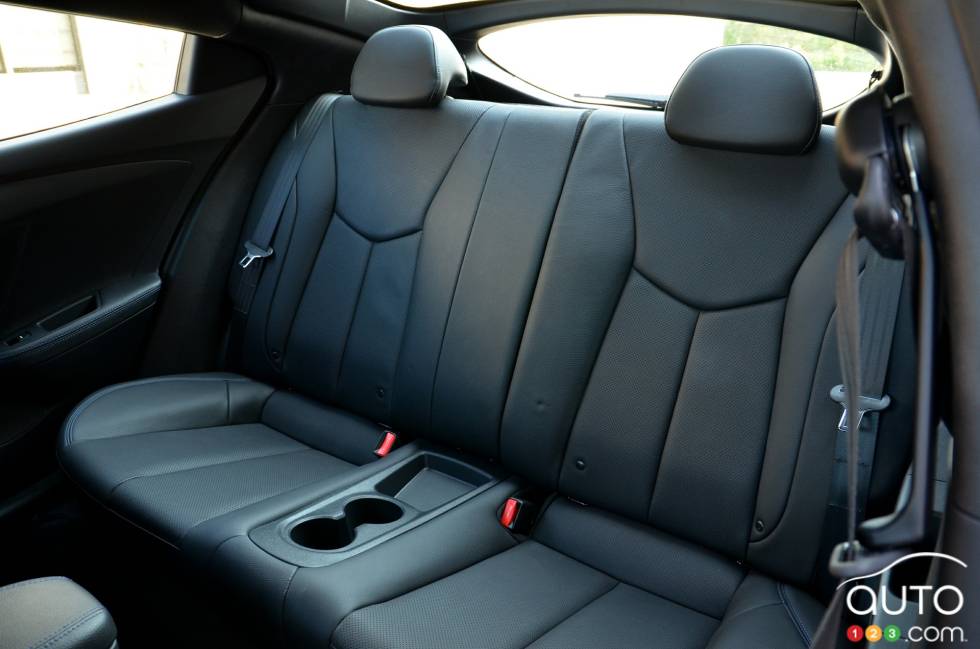 Banquette arrière de la Hyundai Veloster Rally 2016