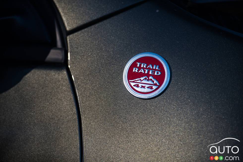 Détail extérieur du Jeep Cherokee Trailhawk 2016