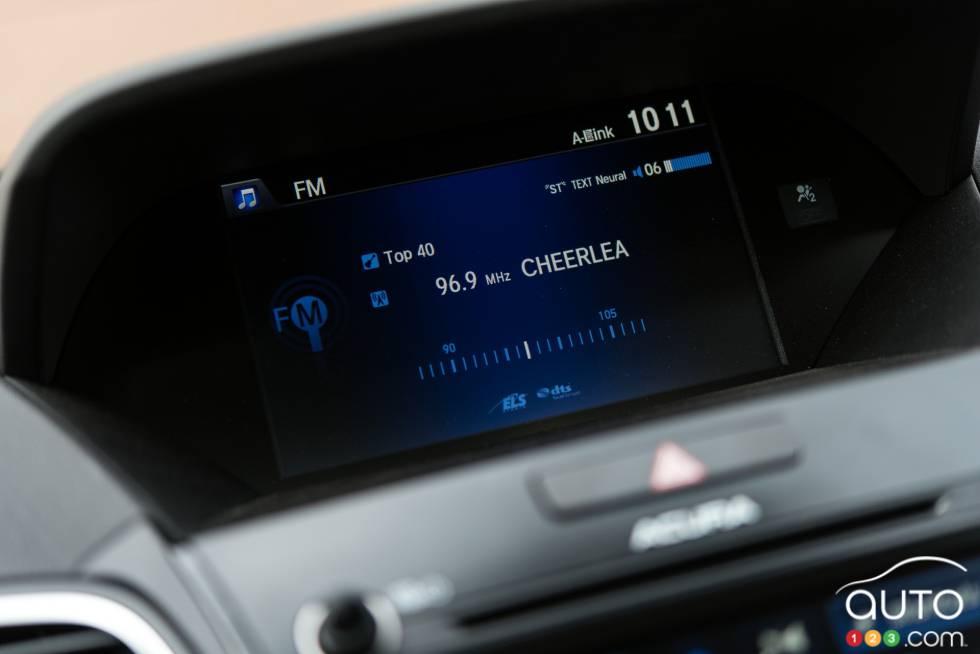 Écran info-divertissement de l'Acura RDX Elite 2016