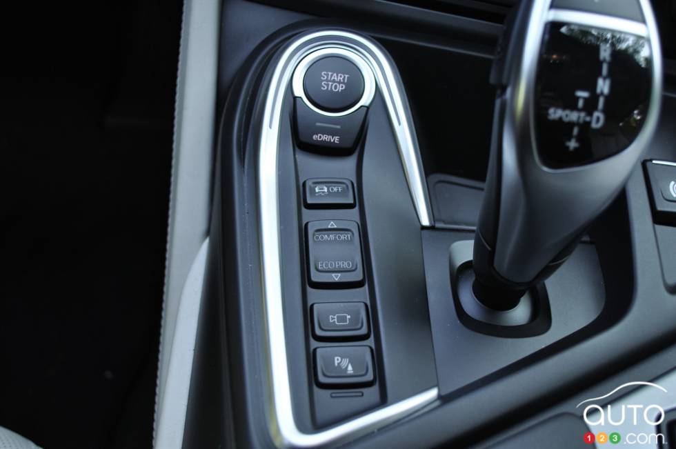 center console détails