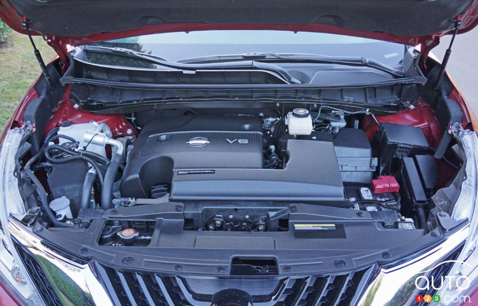 2016 Nissan Murano Platinum engine
