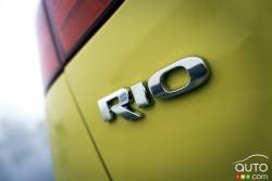 Écusson du modèle de la Kia Rio 5 SX 2016