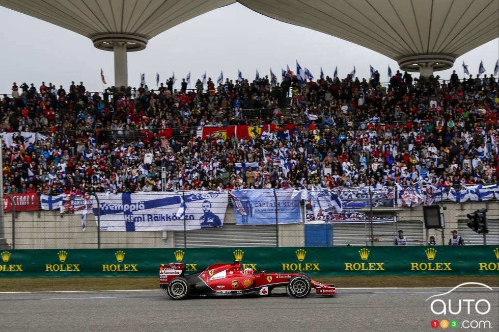 Kimi Raikkonen, Scuderia Ferrari. 