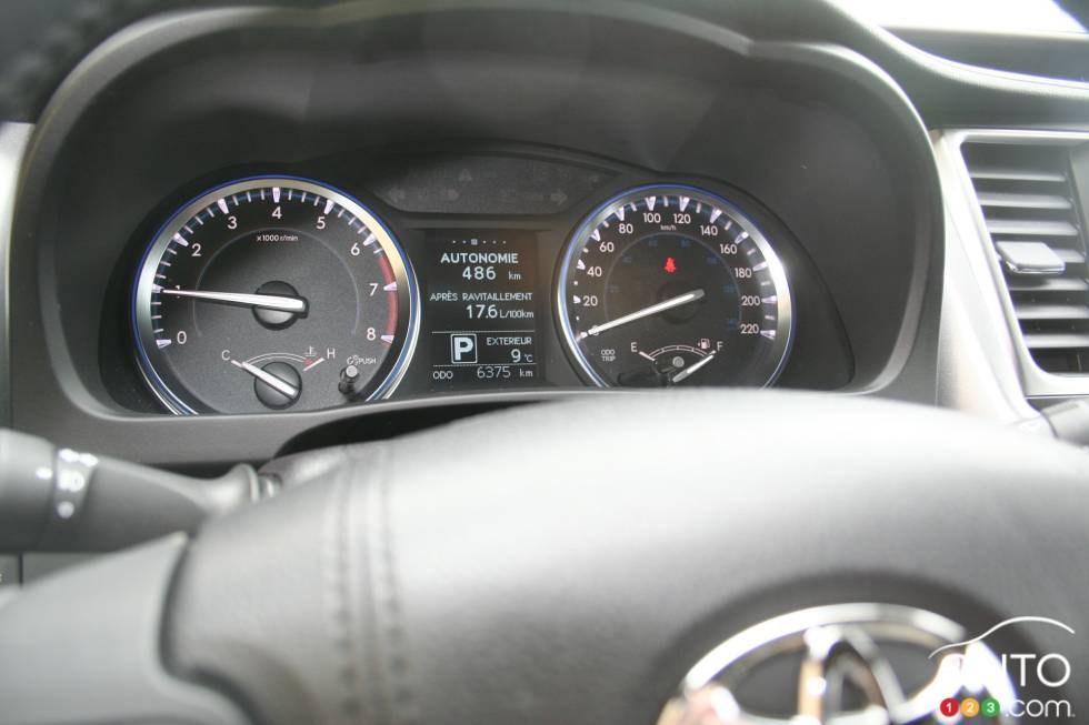 2016 Toyota Highlander LE plus gauge cluster