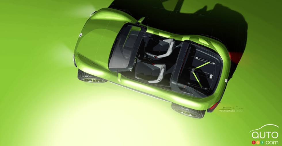 Voici le prototype Volkswagen ID. Buggy