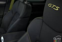 GTS logo on the headrests