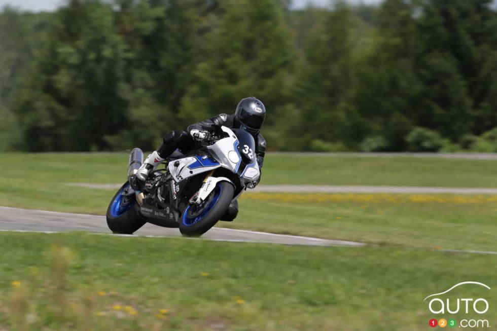 front 3/4 action view