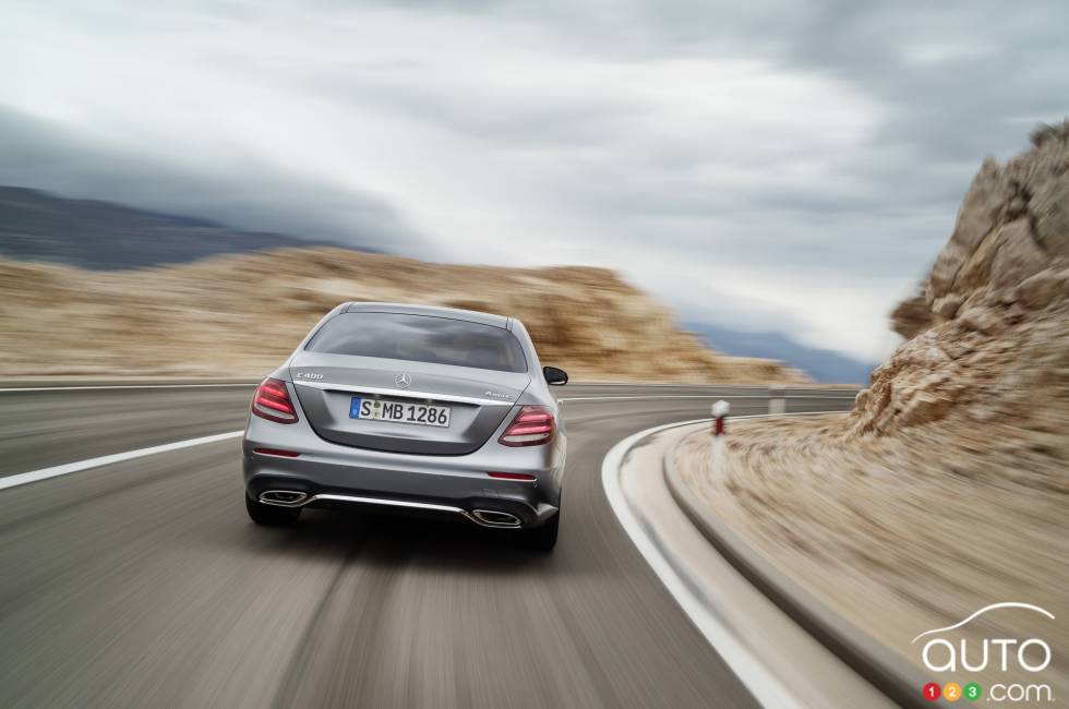 2017 Mercedes-Benz E class rear view