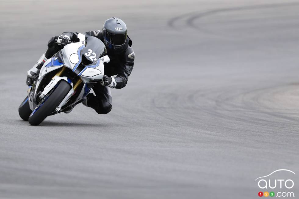 front 3/4 action view