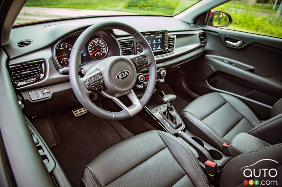 Dashboard and front seats