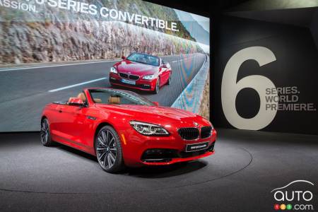Début mondial de la BMW série 6 2015 au salon de l'auto de Détroit