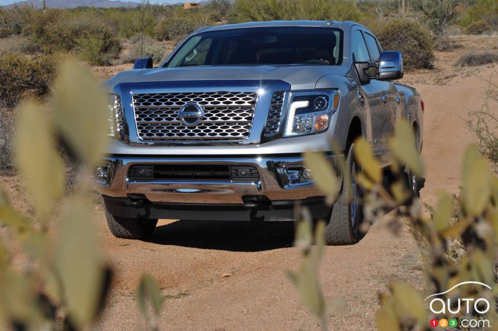 2016 Nissan Titan XD front view