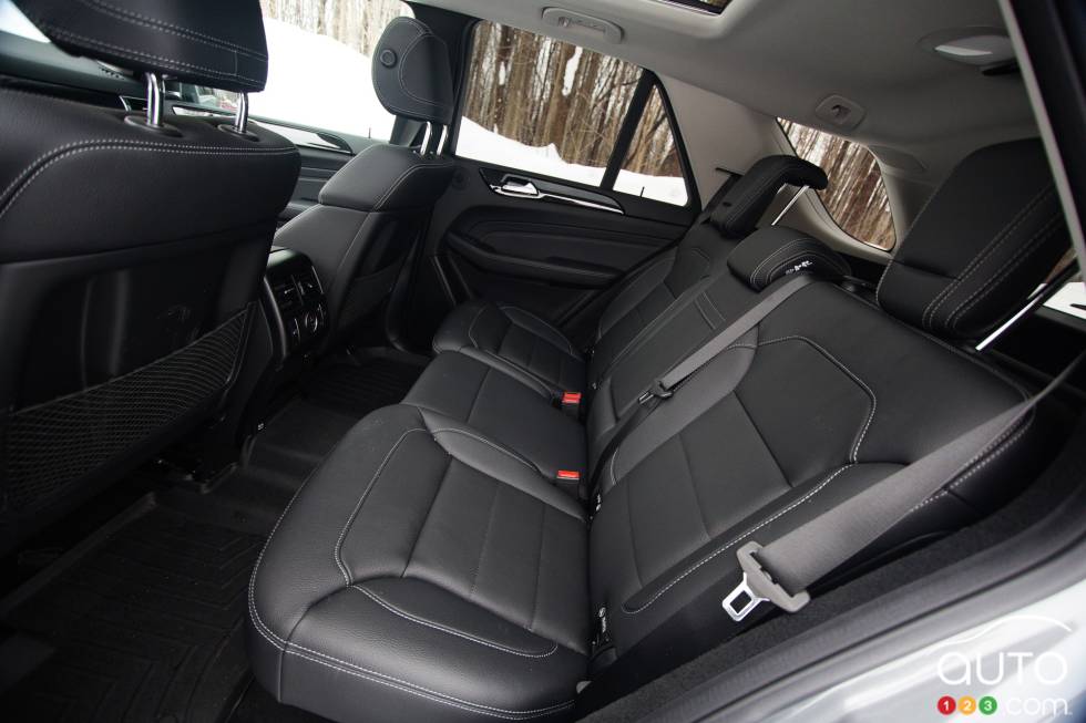 Rear leather seats