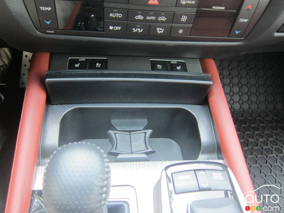 center console détails