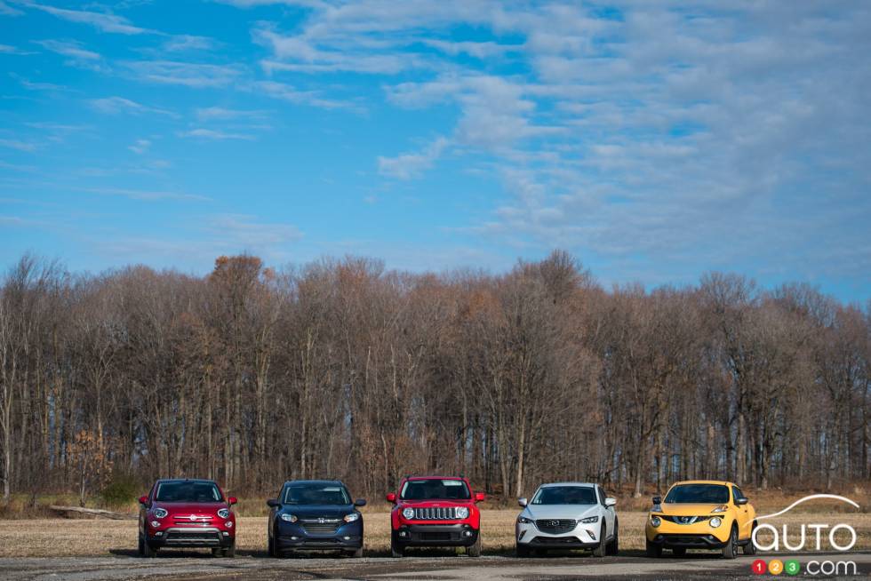 Photos du Comparatif des véhicules multisegments compact 2016