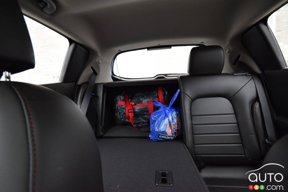Banquette arrière de la Chevrolet Sonic 2017