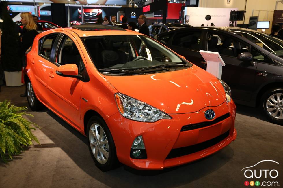 2013 Toyota Prius C.