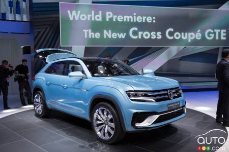 Photos du Volkswagen Cross Coupé GTE 2017 au salon de Détroit 2015