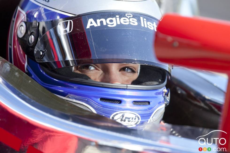 Katherine Legge, DeltaWing Racing Cars, en préparation pour la course