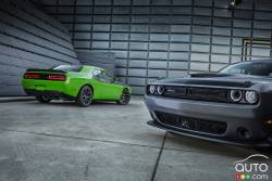 2017 Dodge Challenger T/A 392  and 2017 Dodge Challenger T/A front grille