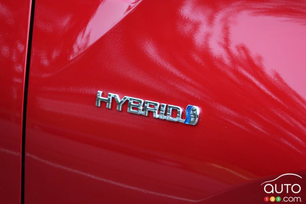 Détail extérieur de la Toyota Prius 2016