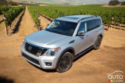2017 Nissan Armada 3/4 front view