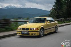 BMW E36 M3 driving