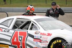 L.P. Dumoulin, WeatherTech Canada/Bellemare Dodge before qualifying