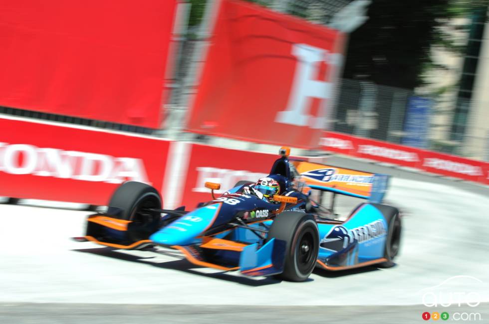 Alex Tagliani, Bryan Herta Autosport w/Curb-Agajanian en pratique