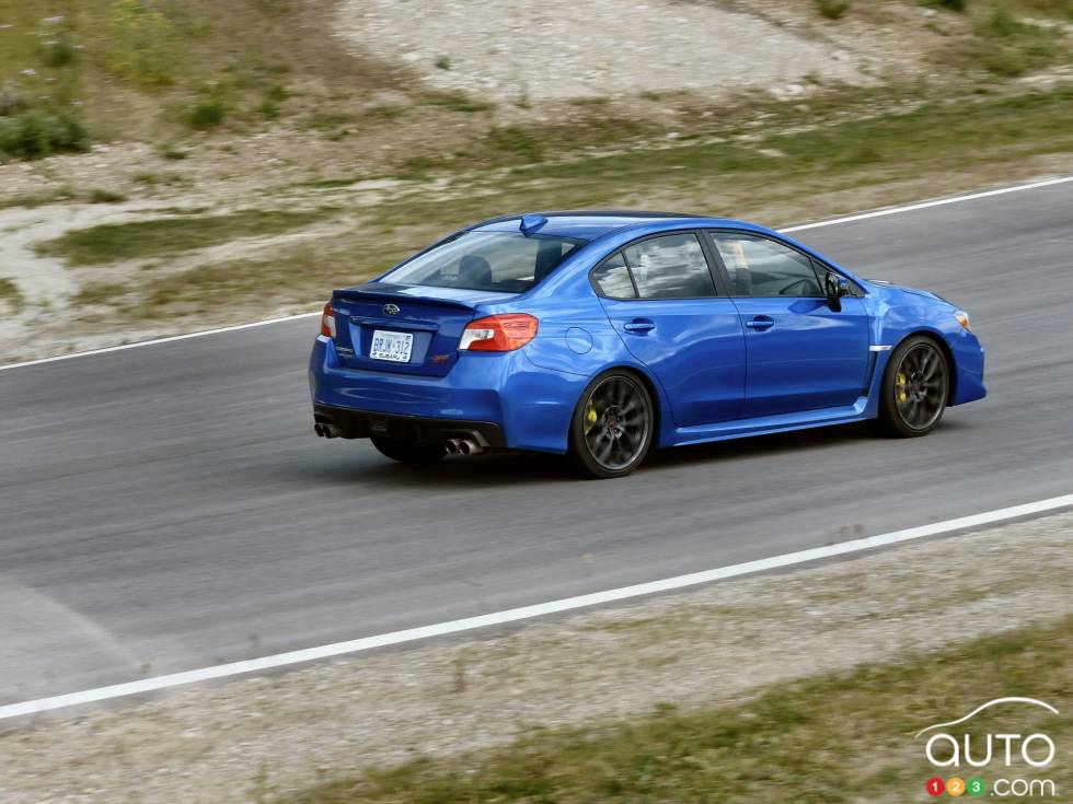 Side view of the WRX
