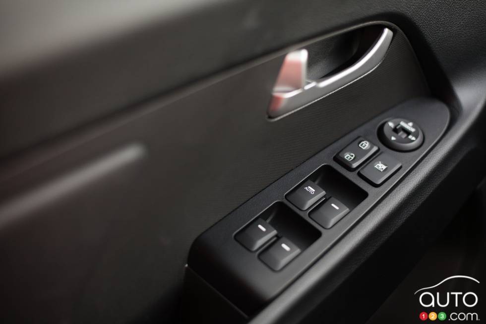 Power window controls