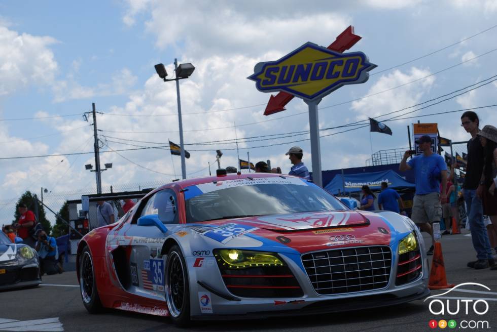 action on and off the track