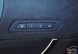 Détail intérieur de la Cadillac ATS V Coupe 2016