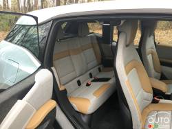2016 BMW i3 rear seats
