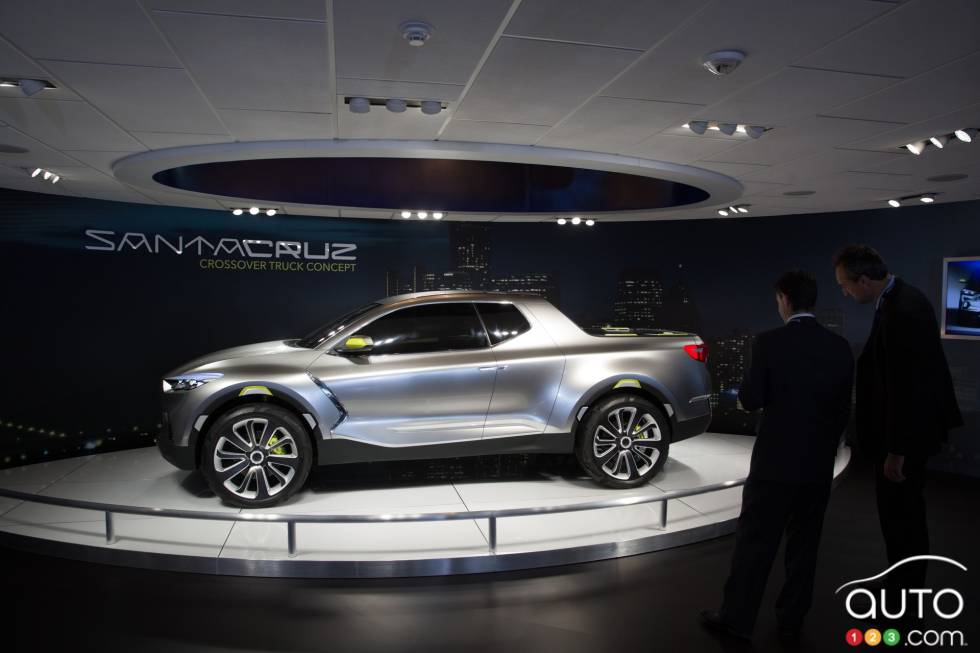 Hyundai Santacruz crossover truck concept