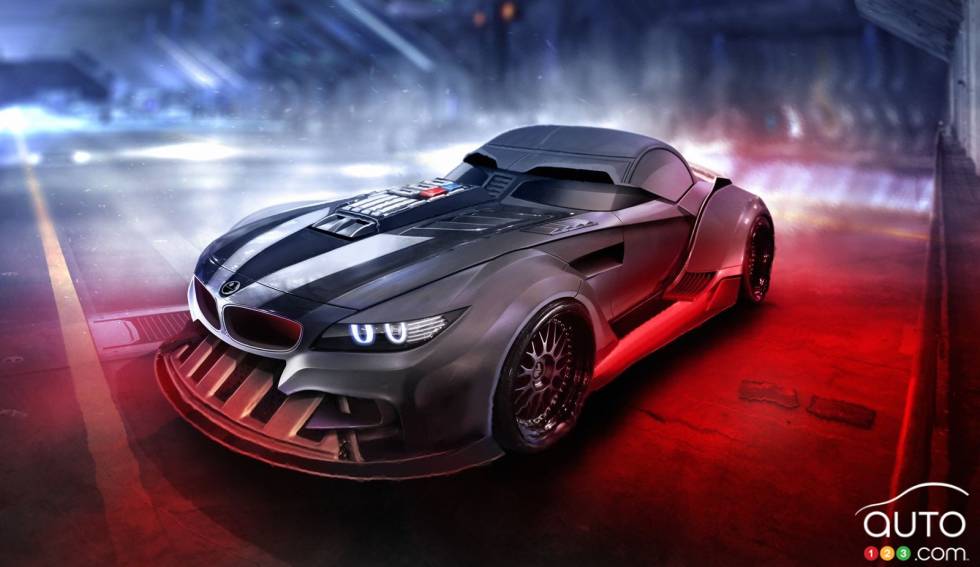 BMW Z4 édition Étoile de la mort de Dark Vader