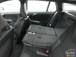 Folding rear seats
