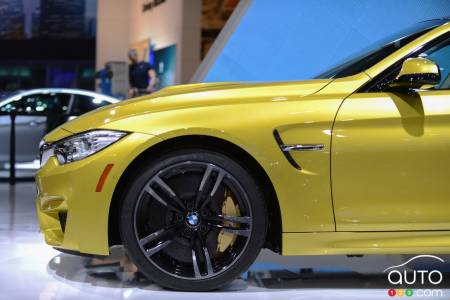 Photos de la BMW M4 Coupé au salon de Détroit