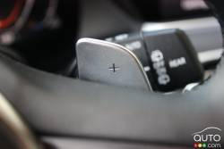 Gear shift paddle button