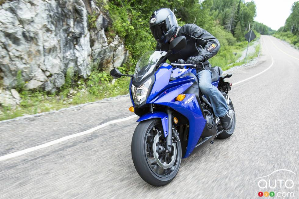 front 3/4 action view