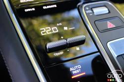 Contrôle du système de climatisation de la Porsche Panamera 4S 2017