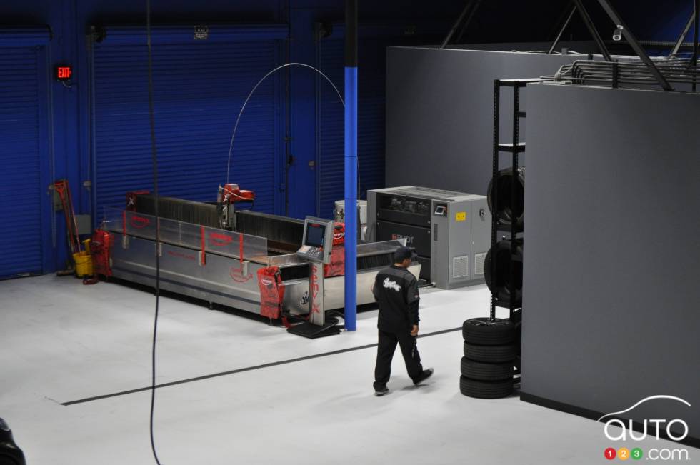 photo from the interior of the new facility