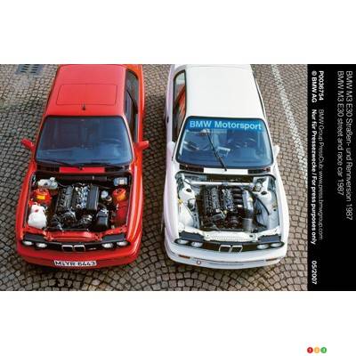 BMW M3 E30 street and race car, 1987