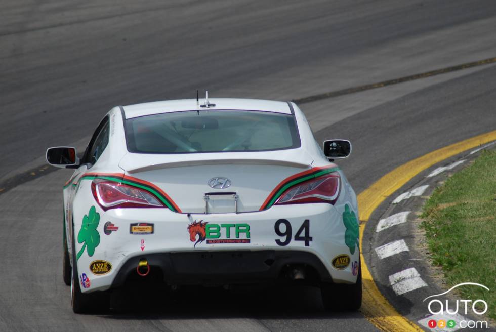 action on and off the track