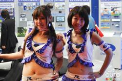 Girls at the 2015 Tokyo motor show